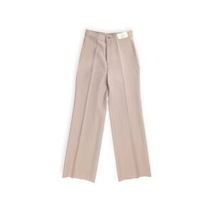 70's Levi Strauss 28x31 Pants Pleated High Waist Wide Leg Beige NEW WITH TAGS